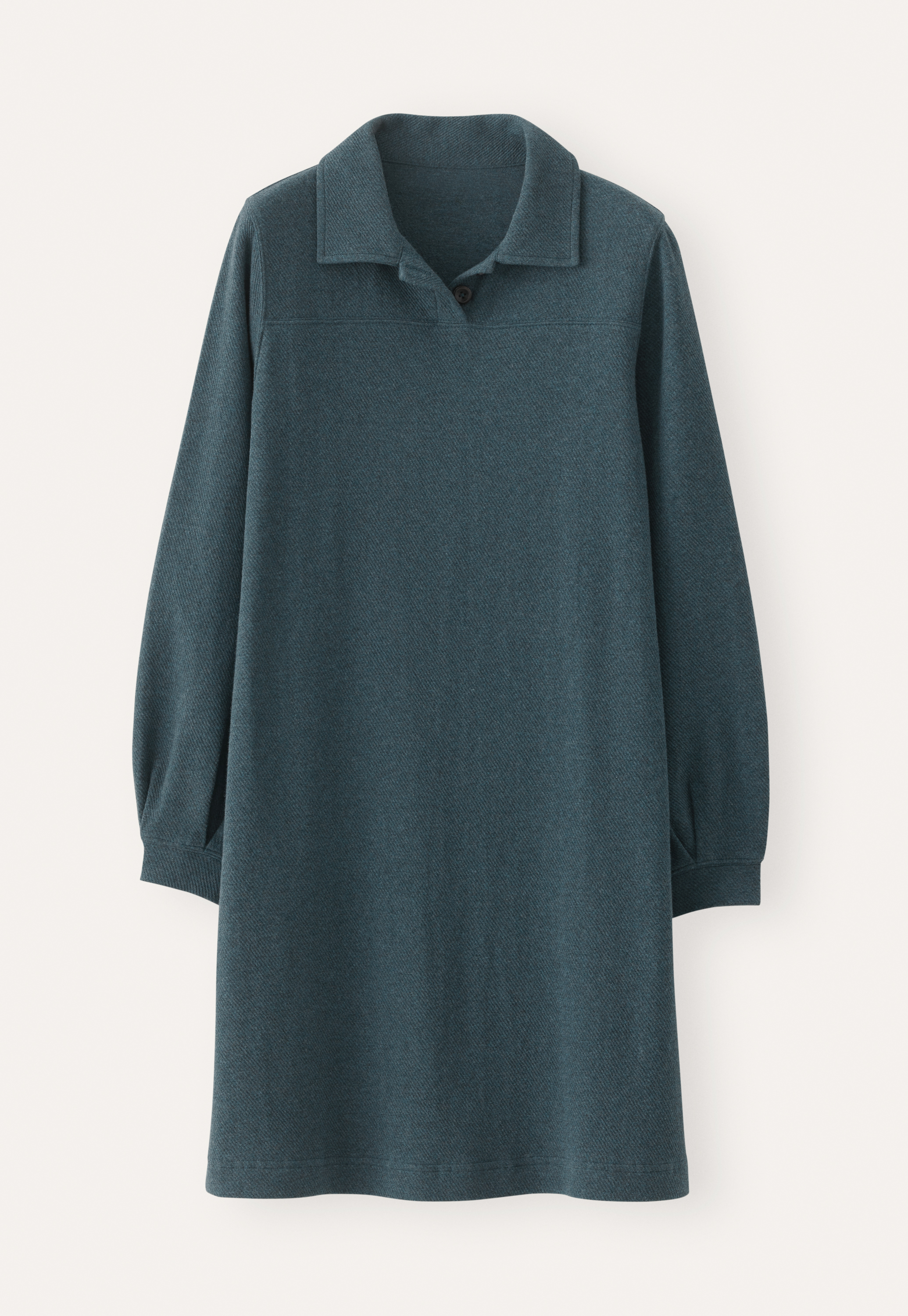Poetry - Cotton jersey button-neck dress