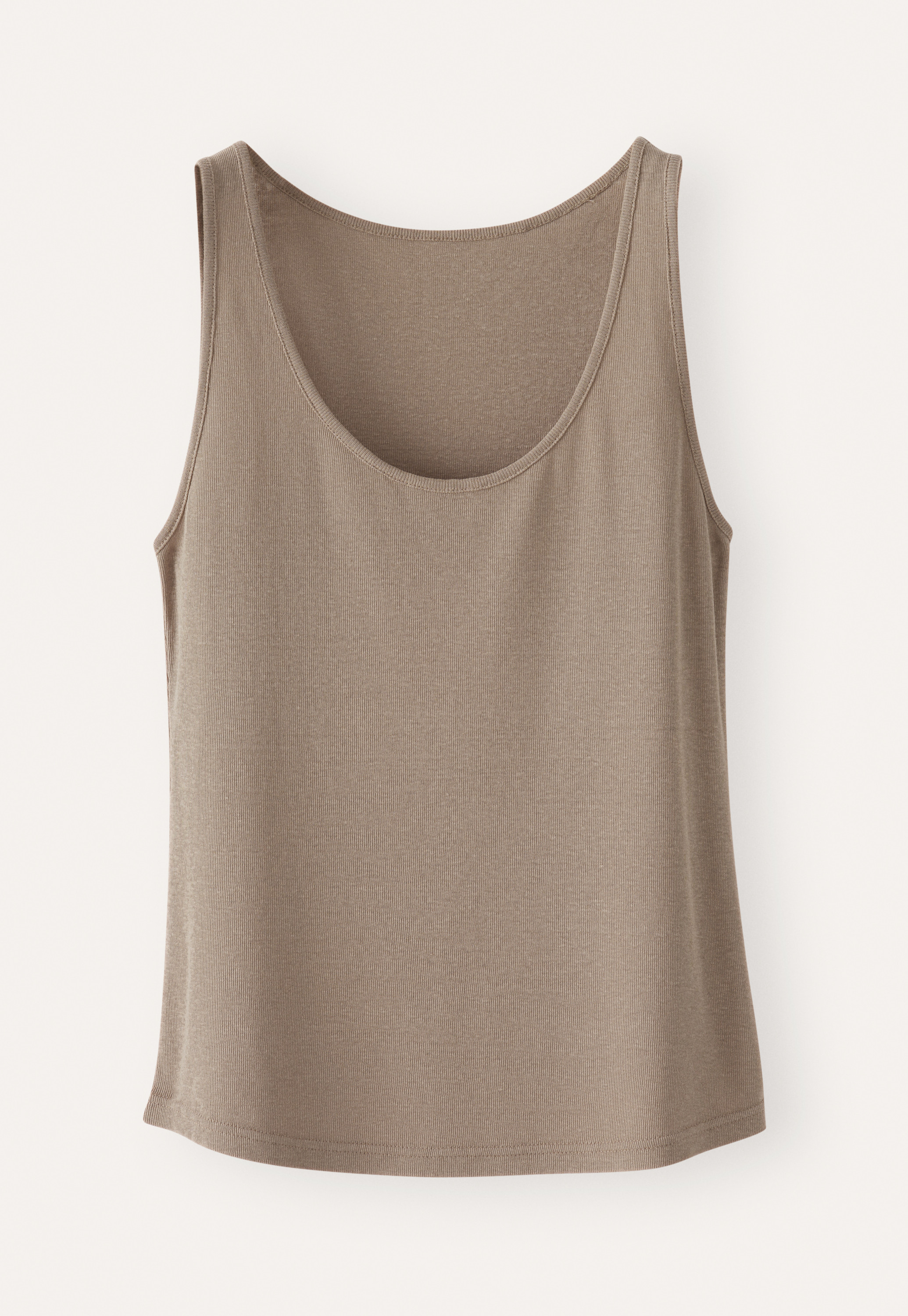 POETRY - Hemp & cotton jersey ribbed vest