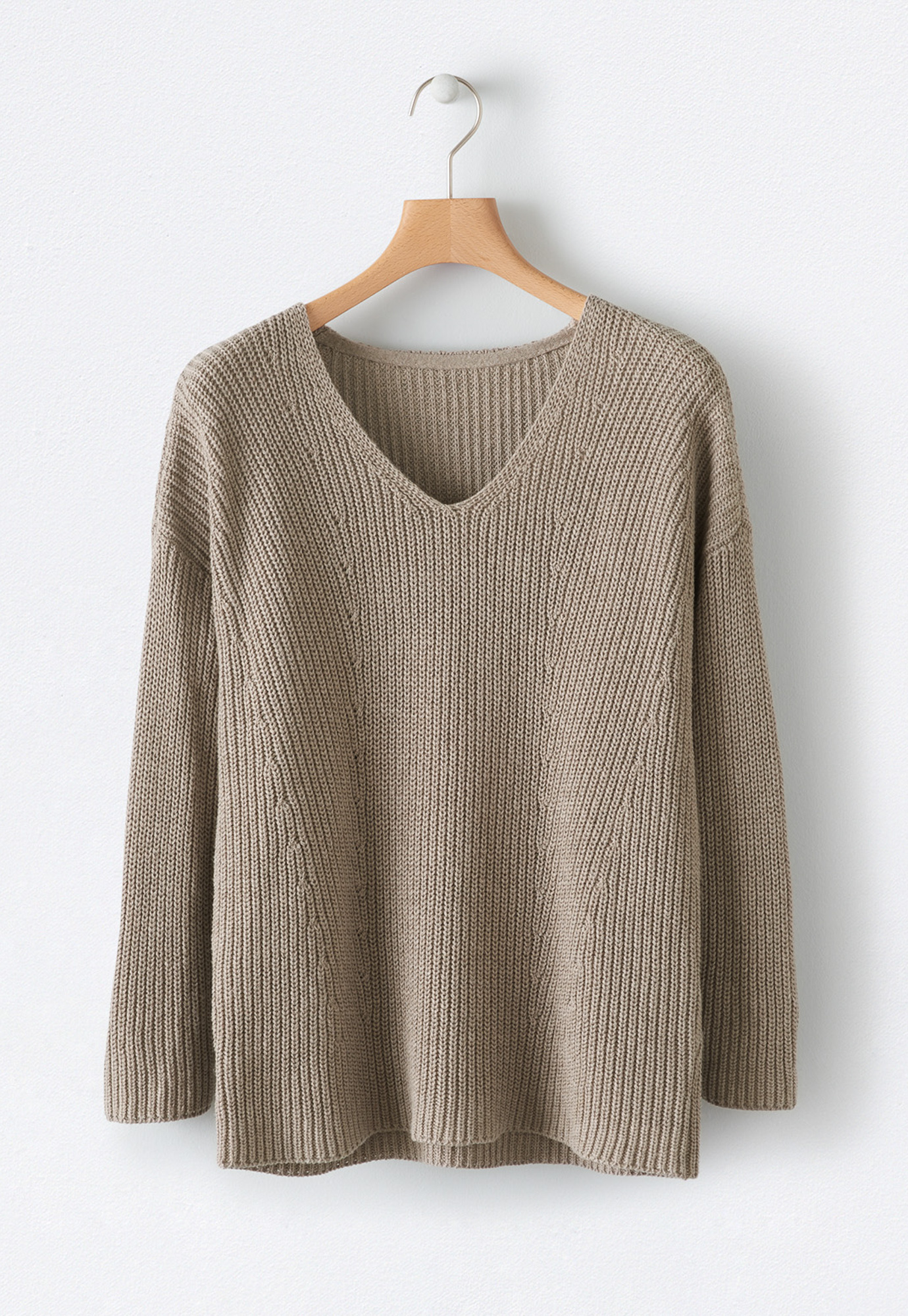 Poetry - Cotton linen rib sweater