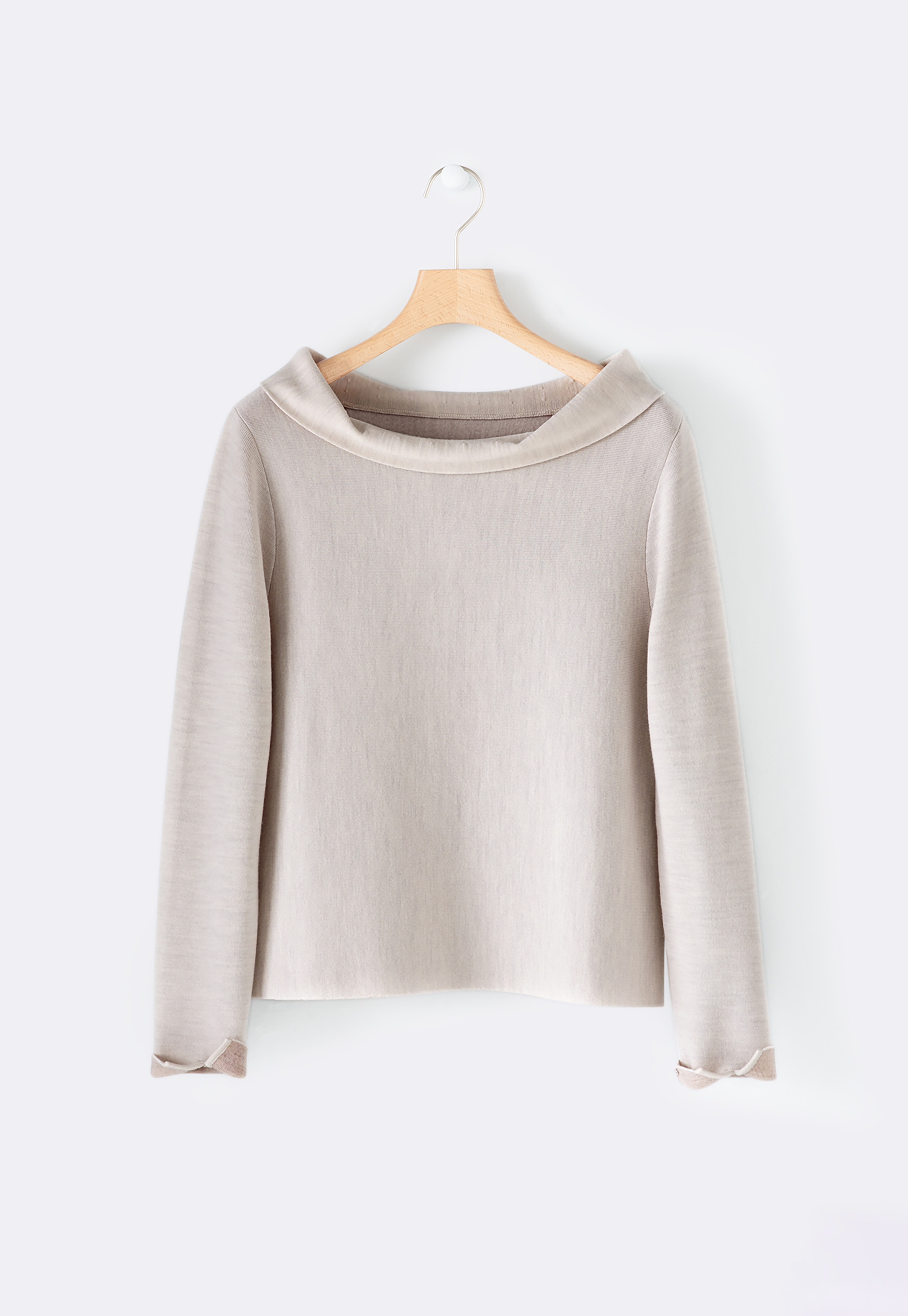 bateau neck sweater