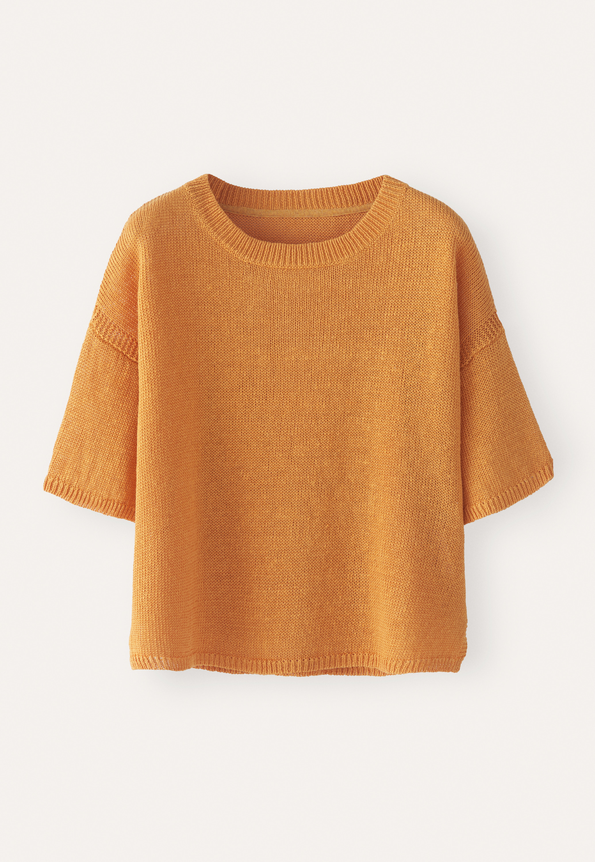 Poetry - Short-sleeve linen sweater