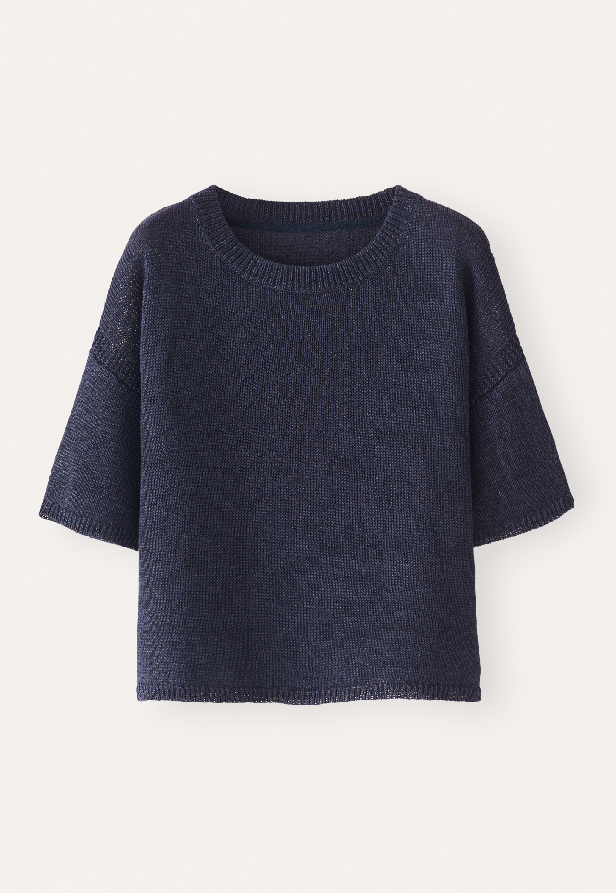 Poetry - Short-sleeve linen sweater